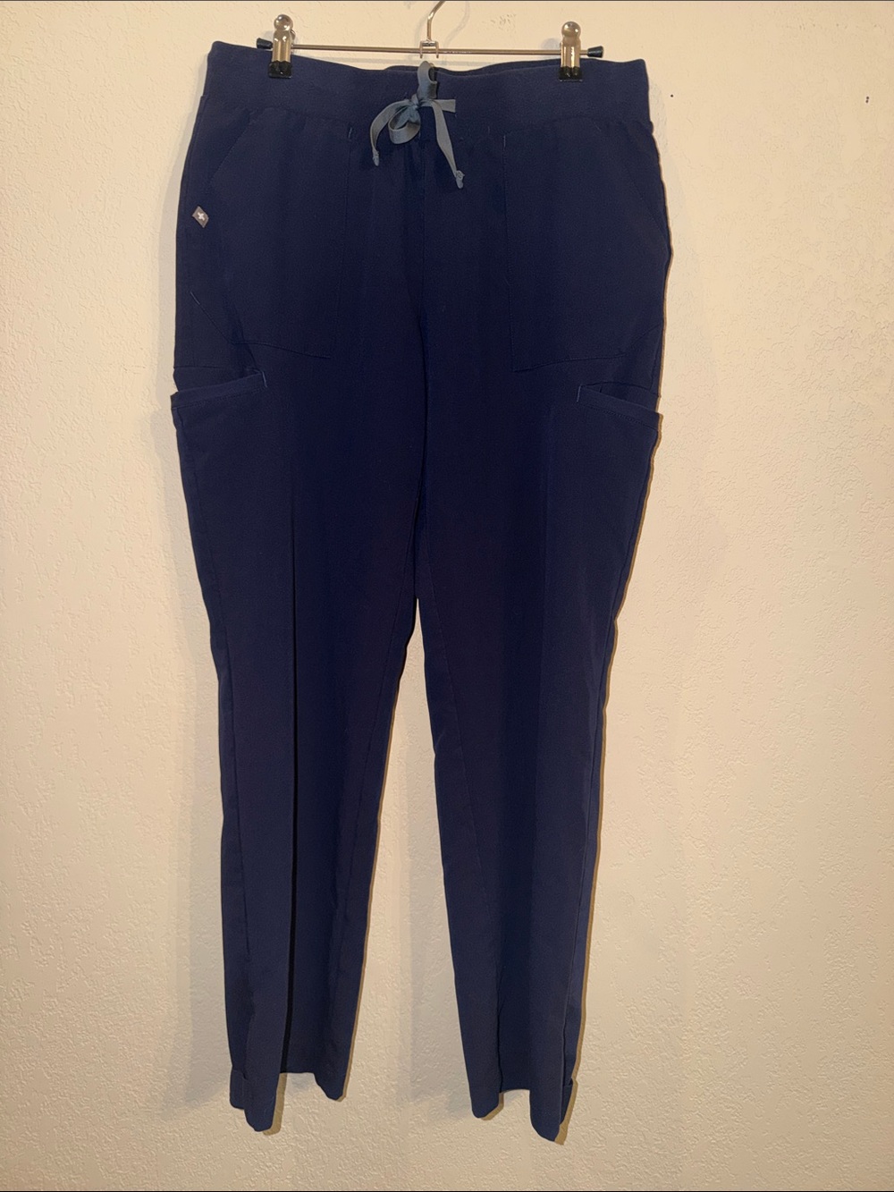 Figs Women’s Navy Drawstring Pants, Sz M